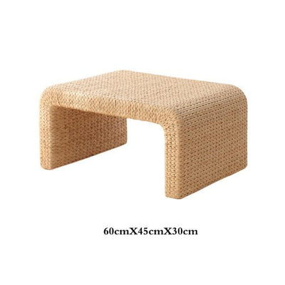 Handmade straw woven furniture - Rare Home Plants