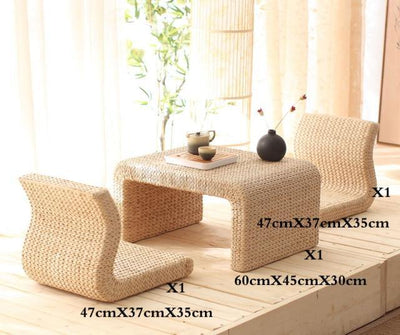Handmade straw woven furniture - Rare Home Plants