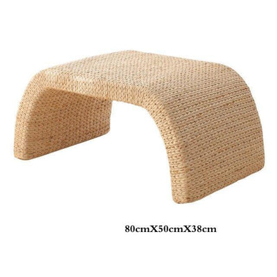 Handmade straw woven furniture - Rare Home Plants