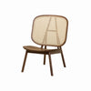 Rare Boho Rattan Statement Chair