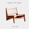 Rattan Armchair - Modern Minimalist Nordic Living Room Chair With Backrest Recline